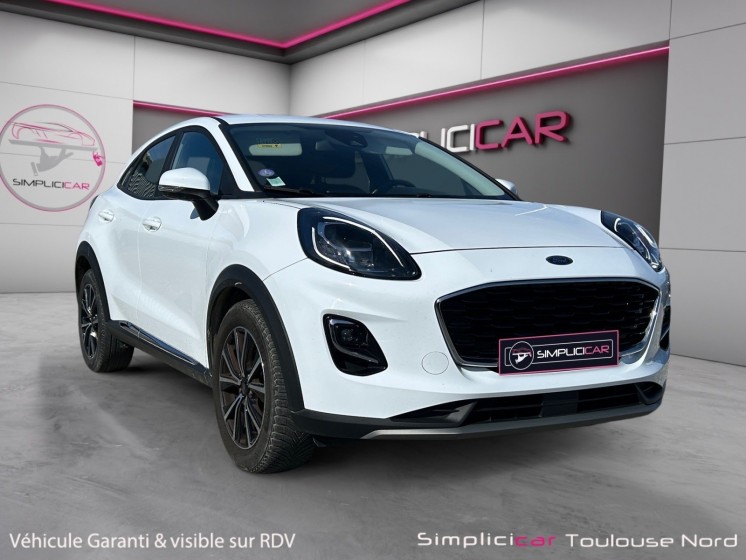 Ford puma 1.0 flexifuel 125 ch mhev ss bvm6 titanium occasion simplicicar toulouse nord simplicicar simplicibike france