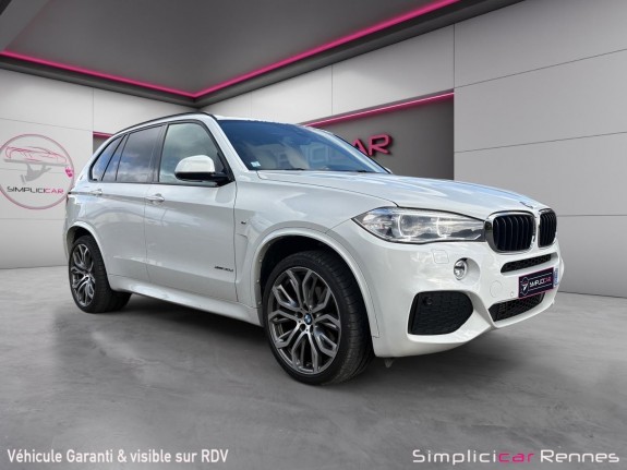 Bmw x5 f15 xdrive30d 258 m sport a - alcantara/cuir dakota - radar av/ar - caméra de recul occasion simplicicar rennes...