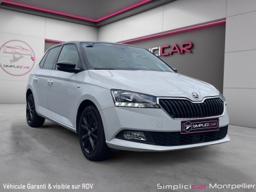 Skoda fabia 75 ch clever carplay camera de recul garantie 12 mois occasion montpellier (34) simplicicar simplicibike france