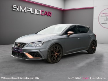 Seat leon 2.0 tsi 310 cupra numérotée 260/799 garantie 12 mois occasion simplicicar le mans simplicicar simplicibike france