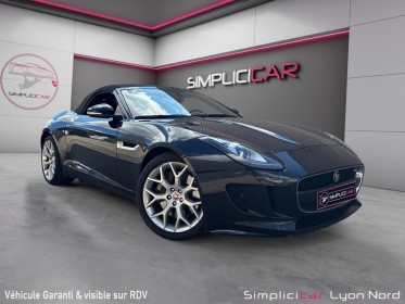 Jaguar f-type cabriolet v6 3l essence suralimente 340 ch bva8 entretenue full constructeur garantie 12 mois occasion...