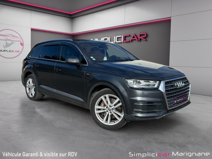 Audi q7 q7 3.0 v6 tdi clean diesel 218 tiptronic 8 quattro 7places s line garantie 12 mois occasion simplicicar marignane ...