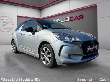 Ds ds 3 bluehdi 100 ss bvm5 so chic - apple carplay - garantie 12 mois occasion simplicicar caen  simplicicar simplicibike...