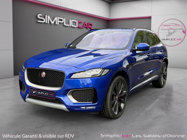 Jaguar f-pace v6 3.0 d - 300 awd premiere edition a / toit pano ouvrant / interieur cuir creme / sieges avant electriques /...