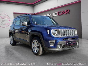 Jeep renegade 1.3 gse t4 150 ch bvr6 limited boite automatique garantie 12 mois occasion simplicicar les sables-d'olonne...