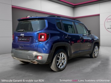 Jeep renegade 1.3 gse t4 150 ch bvr6 limited boite automatique garantie 12 mois occasion simplicicar les sables-d'olonne...