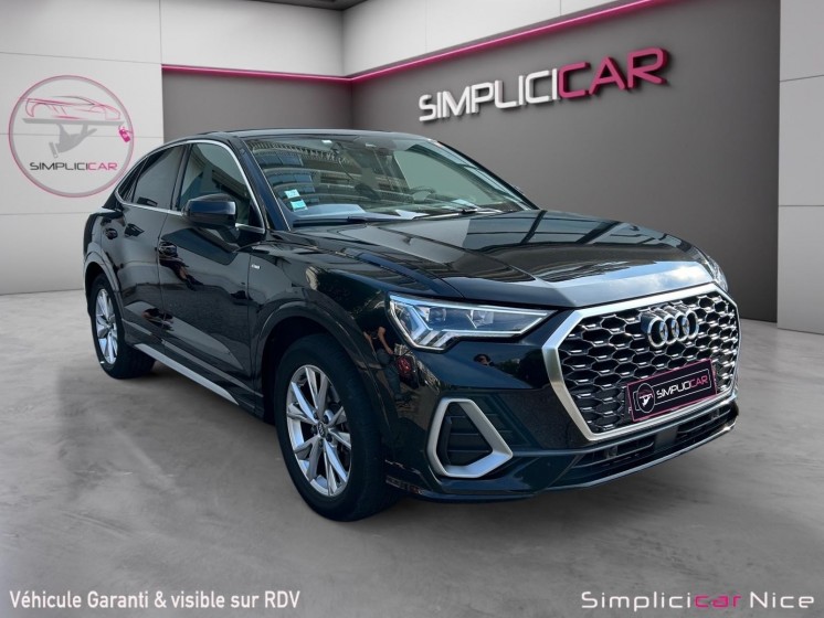 Audi q3 sportback 35 tfsi 150 s tronic 7 s line occasion  simplicicar nice - pfvauto simplicicar simplicibike france