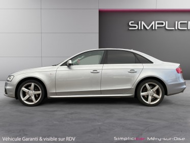 Audi a4 2.0 tdi 190 s line caméra de recul intérieur cuir alcantara garantie 12 mois occasion simplicicar mery-sur-oise...