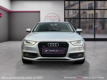 Audi a4 2.0 tdi 190 s line caméra de recul intérieur cuir alcantara garantie 12 mois occasion simplicicar mery-sur-oise...