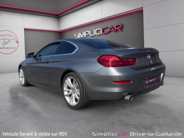 Bmw serie 6 coupe f13 640d 313ch luxe camera 360 toit ouvrant garantie 12 mois occasion simplicicar brive la gaillarde ...