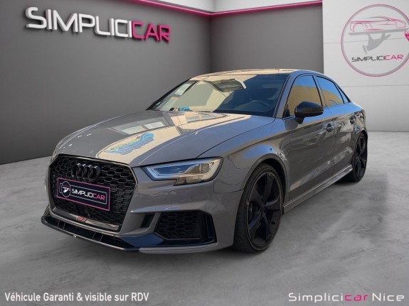 Audi rs3 berline 2.5 tfsi 400 s tronic 7 quattro. occasion  simplicicar nice - pfvauto simplicicar simplicibike france