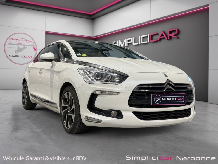 Citroen ds5 bluehdi 180 ss sport chic eat6 toit pano keyless garantie 12 mois occasion simplicicar narbonne simplicicar...