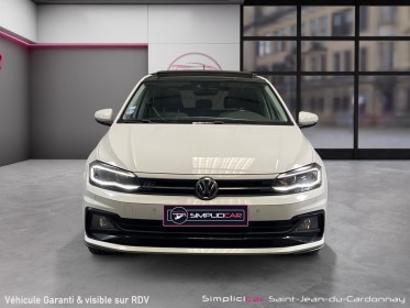 Volkswagen polo 1.0 tsi 115 ss bvm6 r-line garantie 12 mois audio beats radar av ar carplay toit ouvrant occasion simplicicar...
