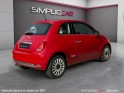 Fiat 500 serie 6 1.2 69 ch eco pack lounge - radar de recul - courroie dsitrib ok - garantie 12 mois occasion simplicicar...