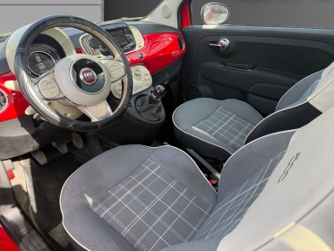 Fiat 500 serie 6 1.2 69 ch eco pack lounge - radar de recul - courroie dsitrib ok - garantie 12 mois occasion simplicicar...