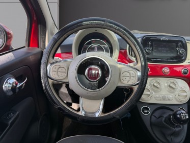 Fiat 500 serie 6 1.2 69 ch eco pack lounge - radar de recul - courroie dsitrib ok - garantie 12 mois occasion simplicicar...