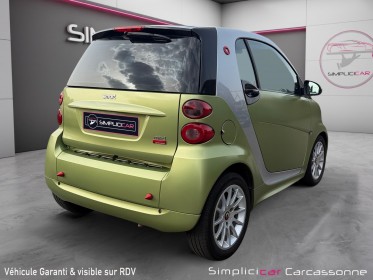 Smart fortwo 1.0 i 75cv passion vert melon mat occasion simplicicar carcassonne simplicicar simplicibike france