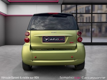 Smart fortwo 1.0 i 75cv passion vert melon mat occasion simplicicar carcassonne simplicicar simplicibike france