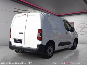 Peugeot partner fourgon standard 1.6 bluehdi 75 bvm5 bluetooth galerie centralisation garantie 12 mois occasion montreuil...
