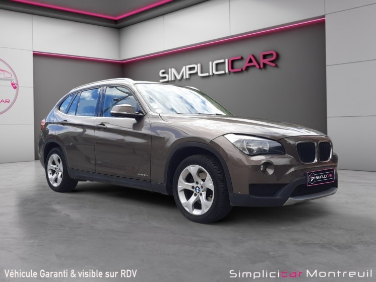 Bmw x1 e84 lci xdrive 20i 184 ch lounge 2eme main suivi cuir gps garantie 12 mois occasion montreuil (porte de vincennes)(75)...