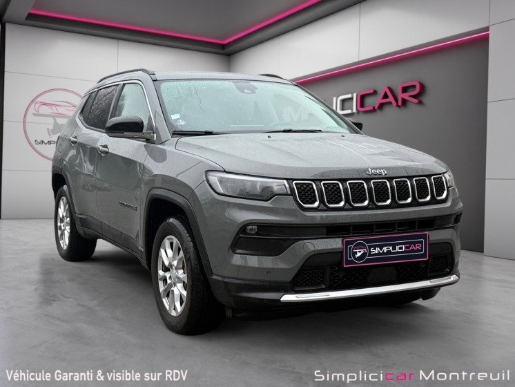 Jeep compass 1.3 phev t4 190 ch 4xe eawd limited garantie 12 mois entretien et suivi constructeur occasion montreuil (porte...
