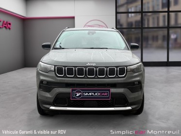 Jeep compass 1.3 phev t4 190 ch 4xe eawd limited garantie 12 mois entretien et suivi constructeur occasion montreuil (porte...