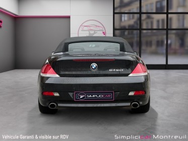 Bmw serie 6 cab e64 645ci steptronic a garantie 12 mois entretien suivi constructeur occasion montreuil (porte de...