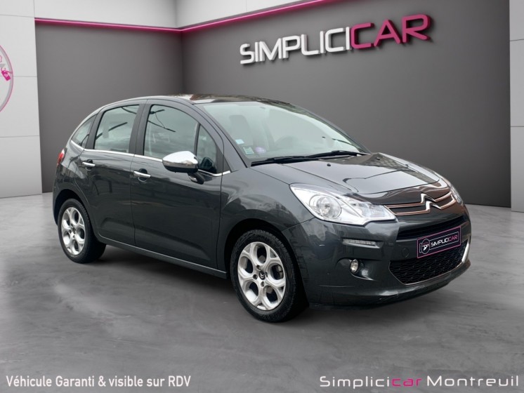 Citroen c3 c3 vti 82 puretech confort garantie 12 mois occasion montreuil (porte de vincennes)(75) simplicicar simplicibike...