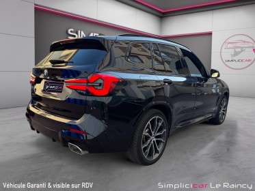 Bmw x3 g01 lci xdrive 20d 190ch bva8 pack m sport entretiens full bmw toit ouvrant carplay garantie 12 mois occasion...