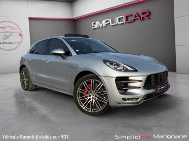 Porsche macan turbo 3.6 v6 400 ch pdk toit panoramique - sièges 18 position - pdls - pasm - démarrage sans clé -...