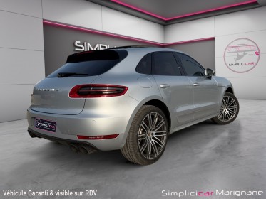 Porsche macan turbo 3.6 v6 400 ch pdk toit panoramique - sièges 18 position - pdls - pasm - démarrage sans clé -...