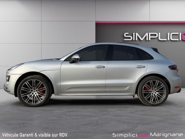 Porsche macan turbo 3.6 v6 400 ch pdk toit panoramique - sièges 18 position - pdls - pasm - démarrage sans clé -...