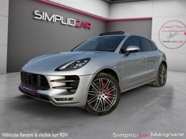 Porsche macan turbo 3.6 v6 400 ch pdk toit panoramique - sièges 18 position - pdls - pasm - démarrage sans clé -...