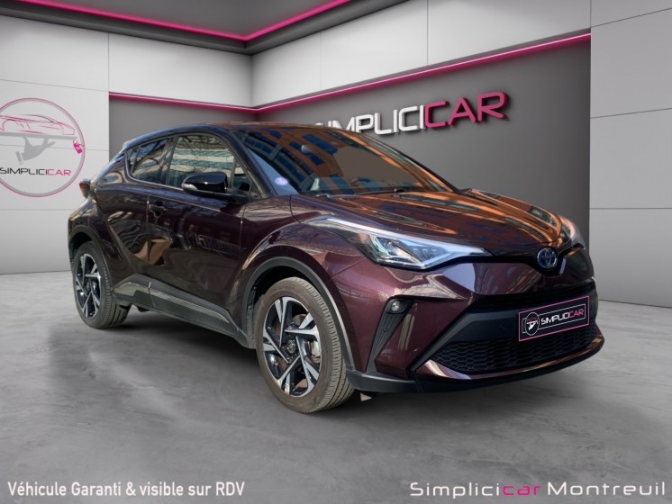 Toyota c-hr hybride my22 1.8l collection carplay camera cuir alcantara garantie 12 mois occasion montreuil (porte de...