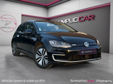 Volkswagen e-golf 115 ch electrique carplay caméra de recul régulateur de vitesse garantie 12 mois occasion simplicicar...
