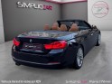 Bmw serie 4 cabriolet f33 lci 420d 190 ch luxury- camÉra de recul-siÈges ÉlÉctriques À mÉmoire chauffant-ouverture...