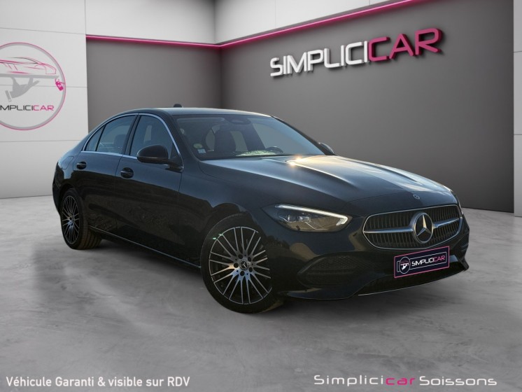 Mercedes classe c 220 d 9g-tronic avantgarde line - led ambiance/sièges chauffants/suivi mercedes - garantie 12 mois...
