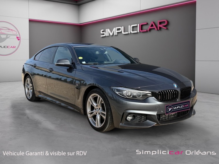 Bmw serie 4 20d bva8 190 gran coupé m sport harman/kardon sellerie tissu/alcantara anthrazit garantie 12 mois occasion...