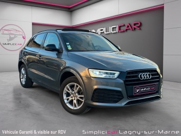 Audi q3 2.0 tdi 150 ch s tronic 7 - pack black line - entretien full audi - kit de distrib neuf occasion simplicicar lagny ...