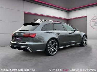 Audi rs6 avant performance v8 4.0 tfsi 605 quattro tiptronic 8 t.o/bose/camera/pack carbone/sieges chauffants... occasion...