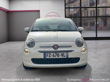 Fiat 500 serie 6 euro 6d 1.2 69 ch eco pack lounge toit panoramique carplay garantie 12 mois occasion montreuil (porte de...