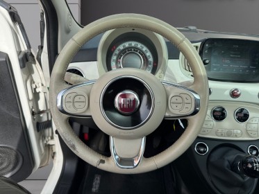 Fiat 500 serie 6 euro 6d 1.2 69 ch eco pack lounge toit panoramique carplay garantie 12 mois occasion montreuil (porte de...