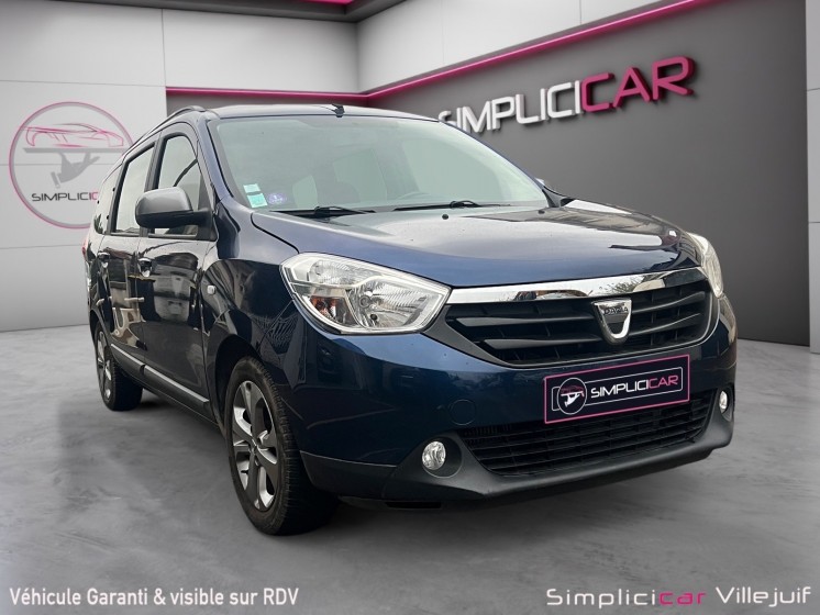 Dacia lodgy 2015 1.2 tce 115 e6 7 places sl 10 ans, start and stop, gps, garantie 12 mois. occasion simplicicar villejuif ...