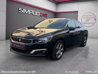 Peugeot 508 1.6 bluehdi 120ch ss eat6 féline, caméra de recul, radar av/ar, sièges chauffants, sellerie cuire, garantie...