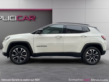 Jeep compass 1.5 turbo t4 130 ch bvr7 e-hybrid limited garantie 12 mois occasion parc voitures beauvais simplicicar...