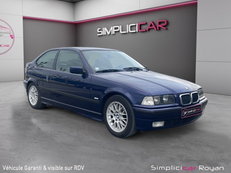 Bmw serie 3 compact e36 323i ti 170 ch bvm 5 rapports / pont court autobloquant / ct ok / garantie 12 mois occasion...