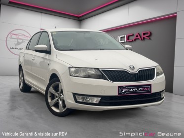 Skoda rapid 1.6 tdi 90 ch cr fap green tec elegance garantie 12 mois occasion simplicicar beaune simplicicar simplicibike...