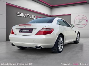 Mercedes slk 350 v6 306ch 7g-tronic plus magic sky control airscarf cuir nappa sièges électriques à mémoire chauffants......