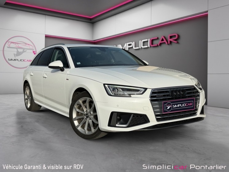 Audi a4 avant 2.0 tdi 190 s tronic 7 quattro s line garantie 12mois minimum occasion simplicicar pontarlier auto  simplicicar...