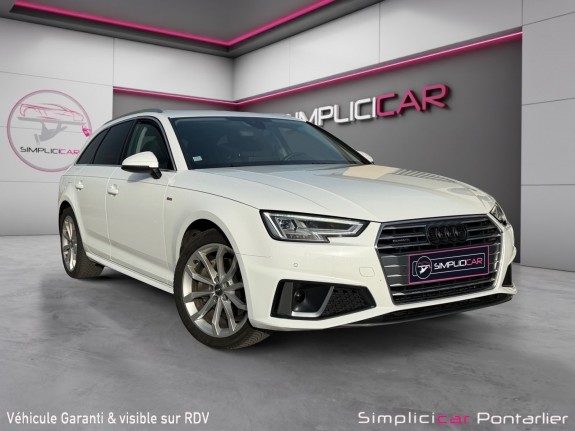 Audi a4 avant 2.0 tdi 190 s tronic 7 quattro s line garantie 12mois minimum occasion simplicicar pontarlier auto  simplicicar...